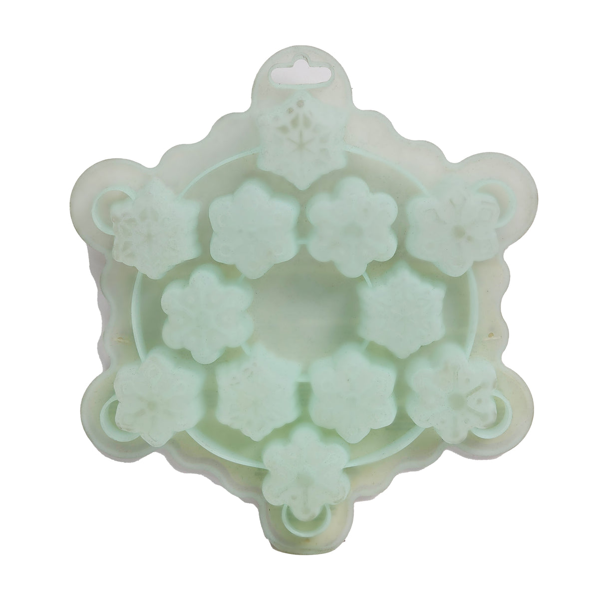 SNOWFLAKE SILICONE MOLD – 12 CAVITIES (#100404)