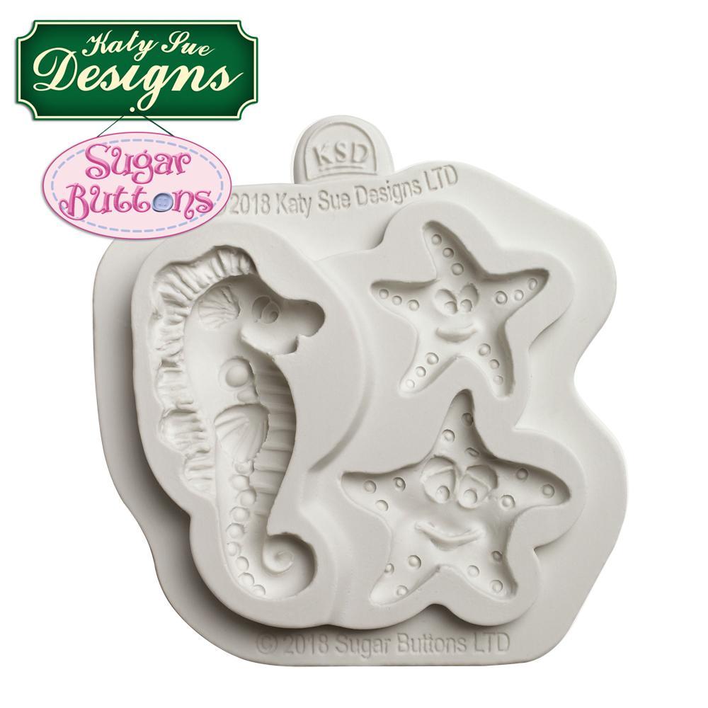 starfish & seahorse silicone mould csb033 (#100675)