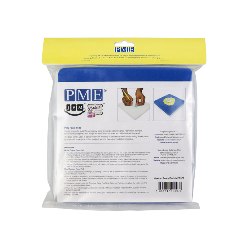 mexican foam pad 195x195x18mm (#102934)