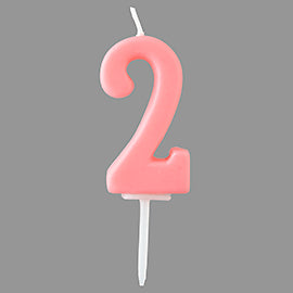 pastel number candle 2/tomiz (#103205)