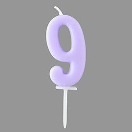 pastel number candle 9/tomiz (#103216)