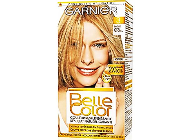 Coloration permanente Belle Color 3 Blond dore naturel