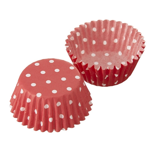muffin cup (dotted red) 30pcs (#106218)