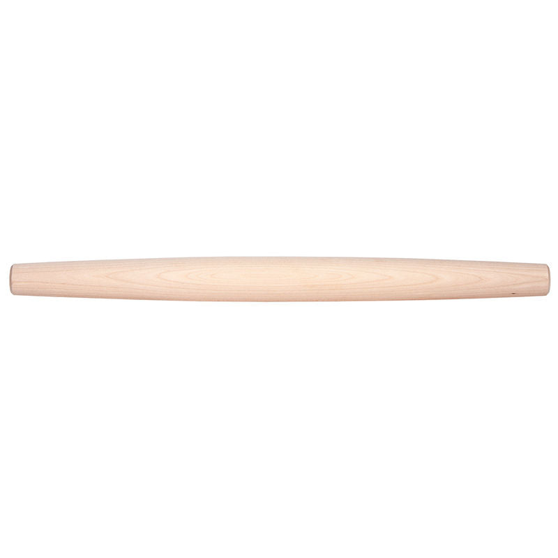 french tapered rolling pin (large) l20.5xw1.75 inch (#106668)