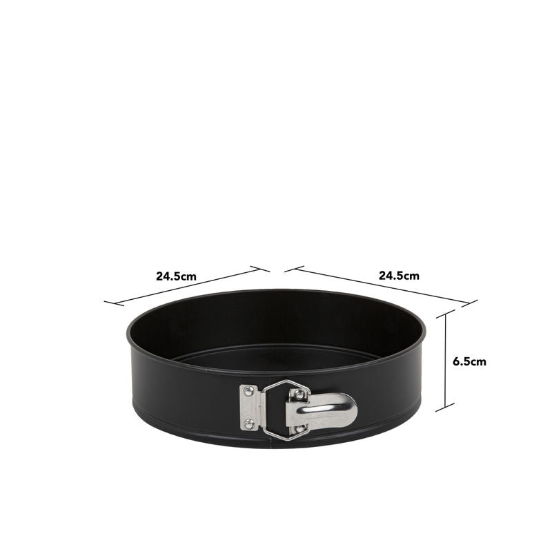24.5cm non-stick black springform pan (#106897)