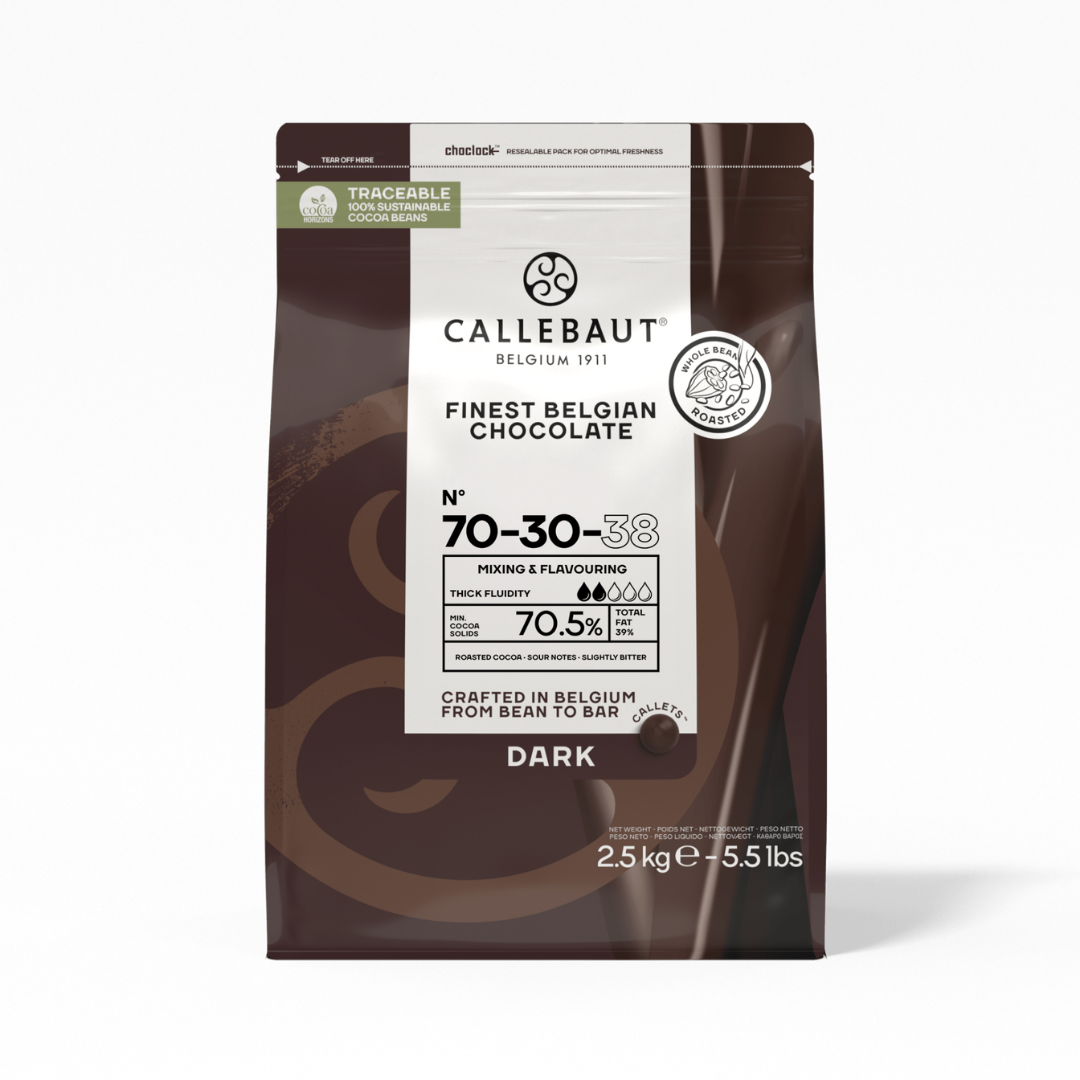 DARK COUVERTURE CHOCOLATE 70.5% 2.5KG (#106928)