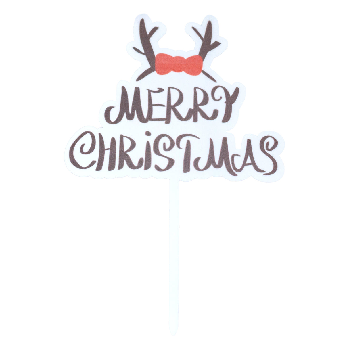 arcylic pick merry xmas deer horn (#107243)