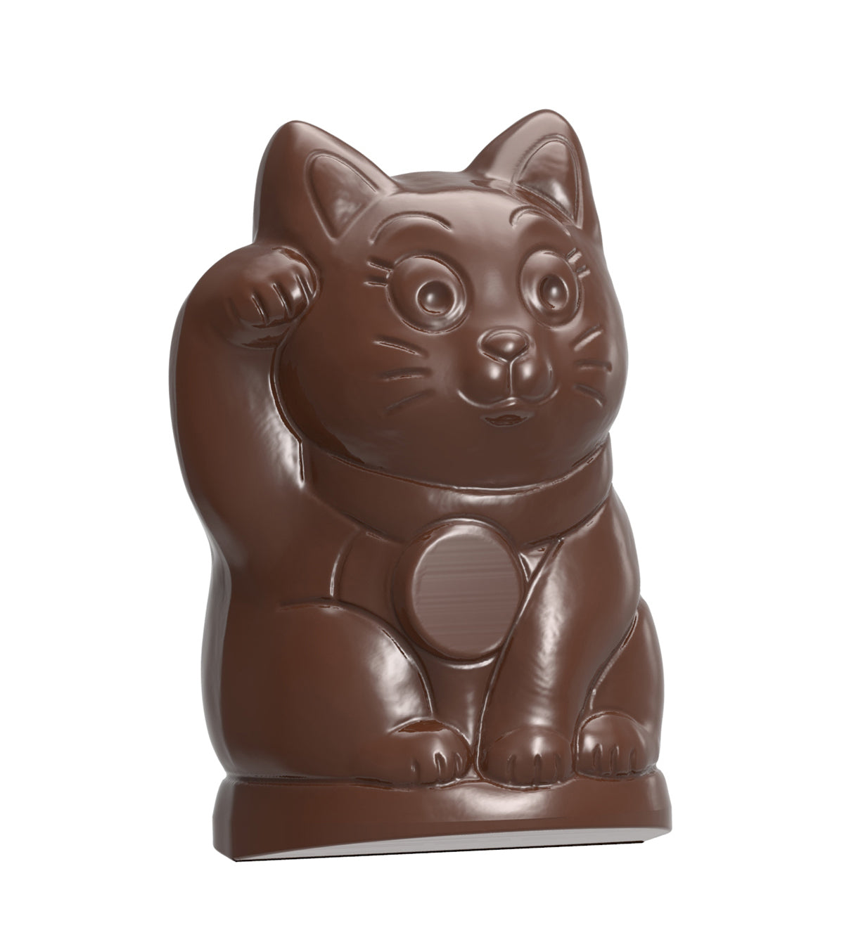chocolate mould lucky cat manekineko 12cav cw1598 (#107476)