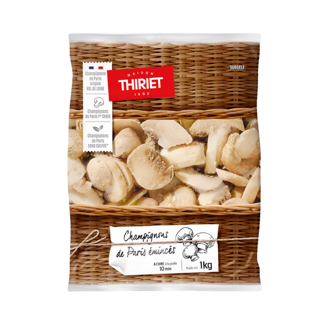 PREMIUM SLICED BUTTON MUSHROOMS 1KG 6‚ÄÌ7 PORTIONS (#107544)