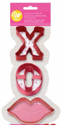 valentine lips xo metal cutter 2308-0-0342 3pc (#108310)