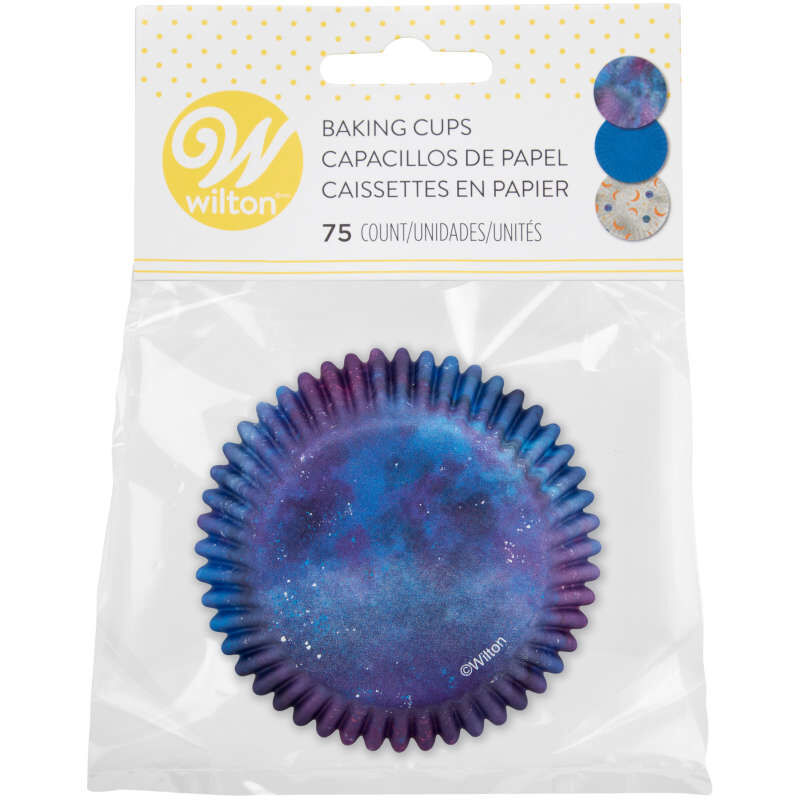 STD BAKING CUPS GALAXY SPACE 415-0-0646 75PCS (#109303)