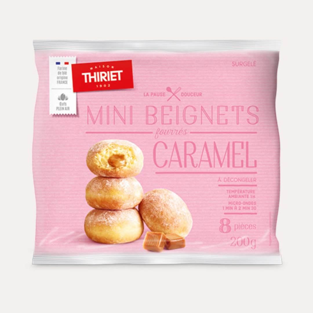 MINI DOUGHNUTS FILLED WITH CARAMEL FILLING 200G 8 200GX8PC (#110893)
