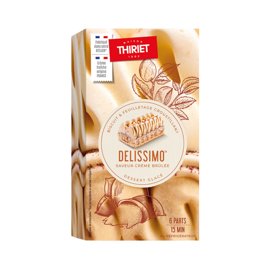 DELISSIMO CR√ÀME BR√ÕL√ÂE DESSERT 400G 6 PORTIONS (#112989)