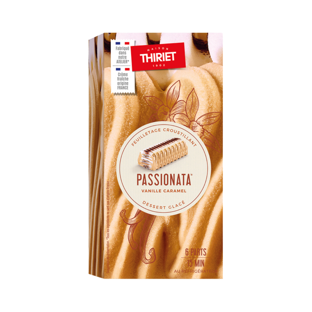 PASSIONATA VANILLA-CARAMEL DESSERT 340G 6 PORTIONS (#112991)