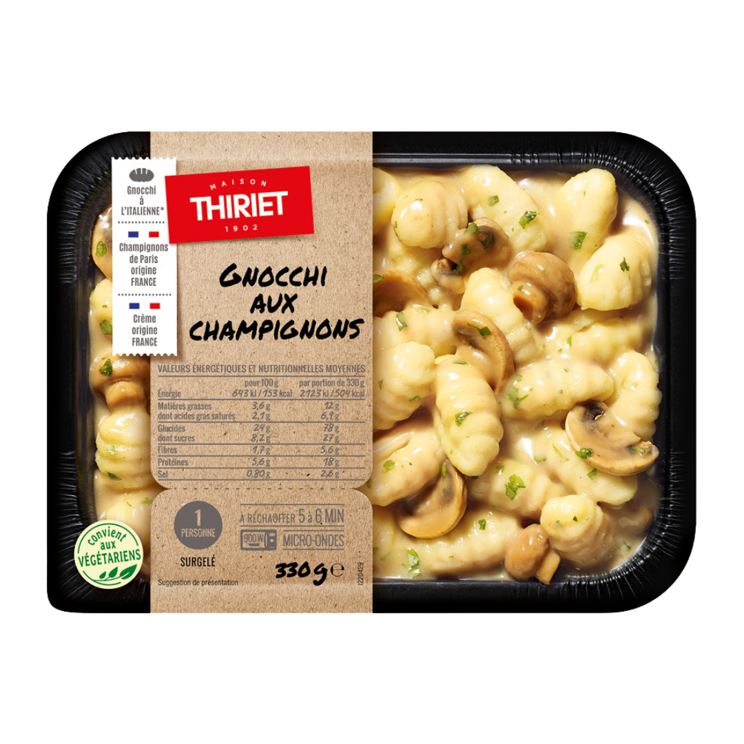 READY-TO-EAT MUSHROOM GNOCCHI 330G 1 PORTION (#113238)