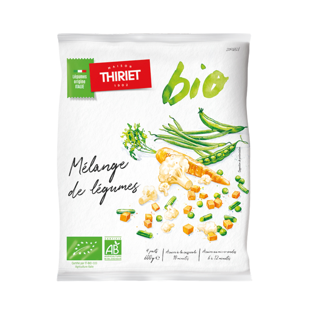 ORGANIC MIXED VEGETABLES 600G 4 PORTIONS (#113319)