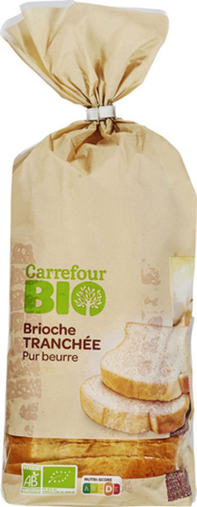 org sliced brioche bread 400grrefour (#116839) – Le Petit Depot