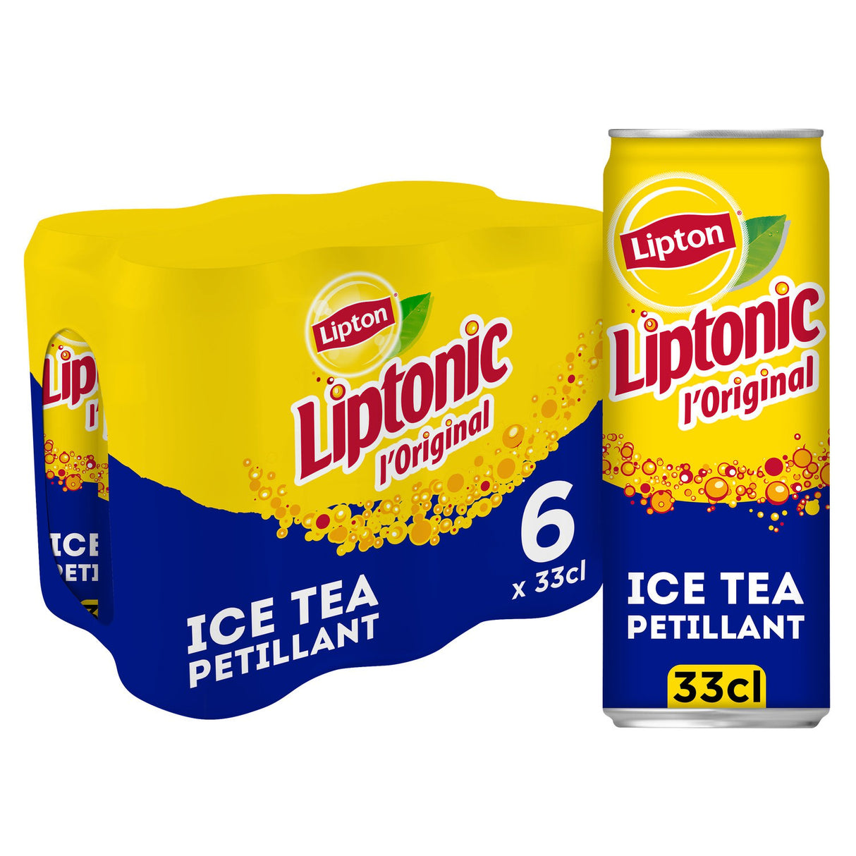 LIPTONIC FIZZY ICED TEA 33CL (#118546)