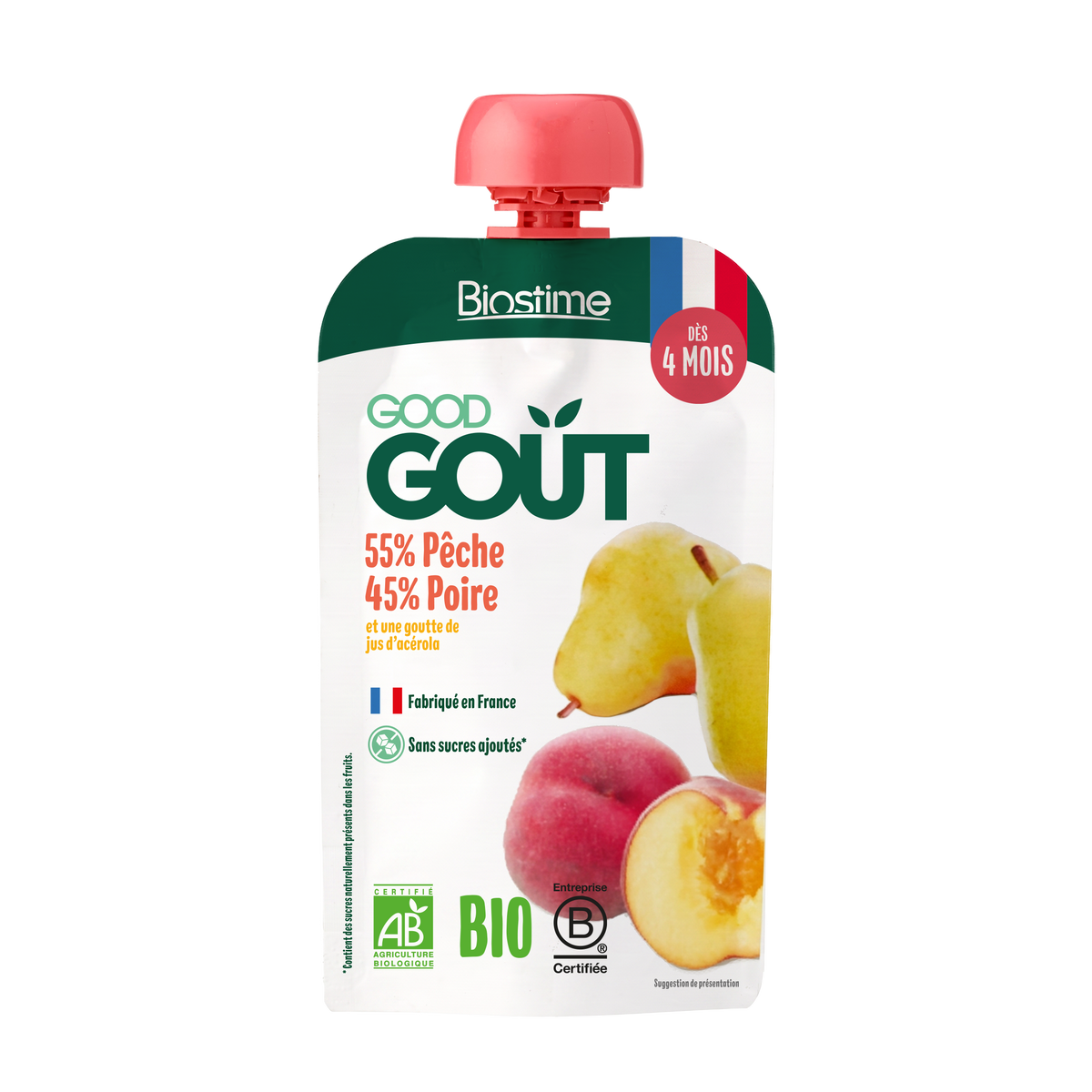 FRUIT PEAR PEACH 120G (#121393)