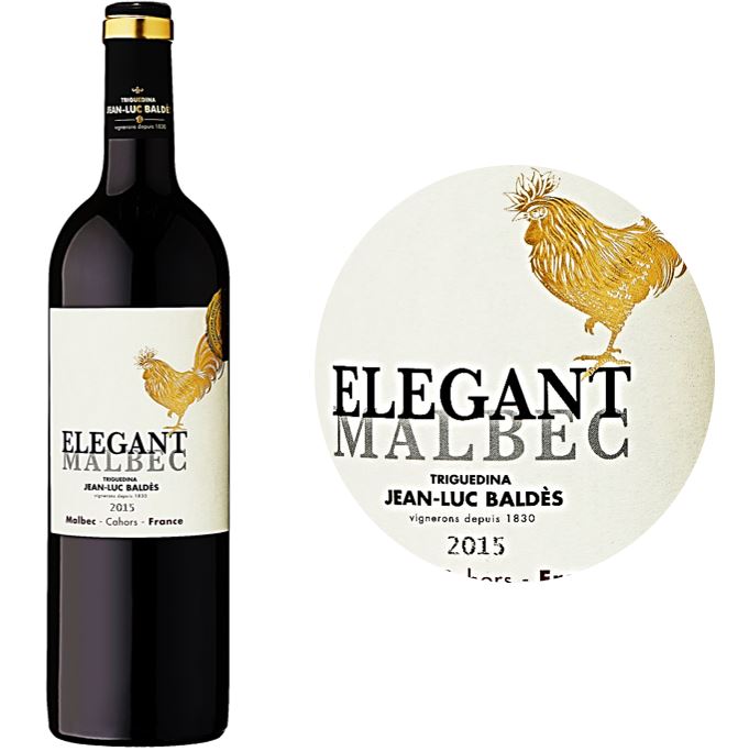 Cahors Rouge 2015 Elegant Malbec