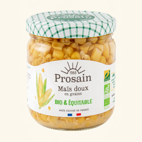 ORGANIC SWEET CORN 190G (#125726)