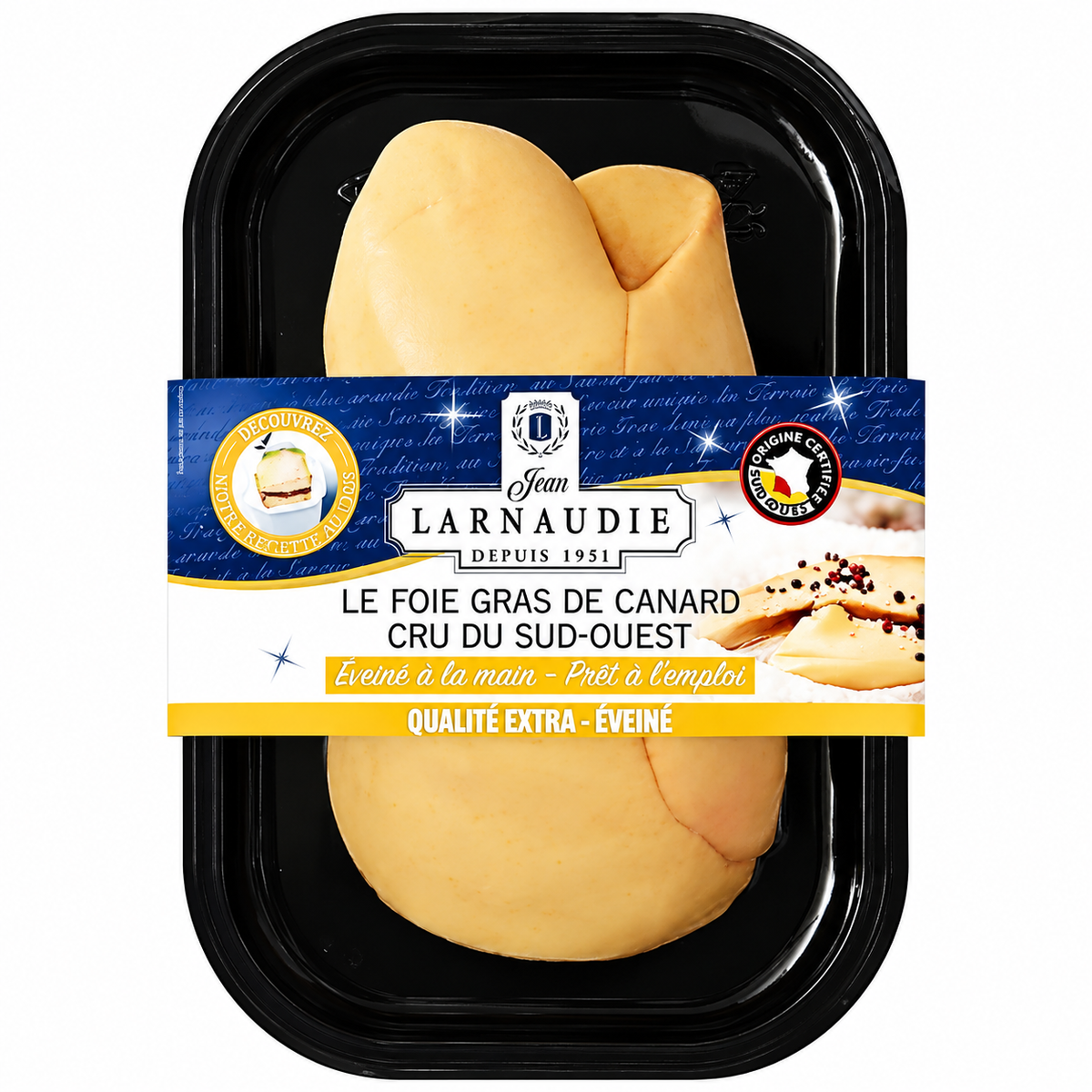 DUCK FOIE GRAS DEVEINED 500G (#126019)