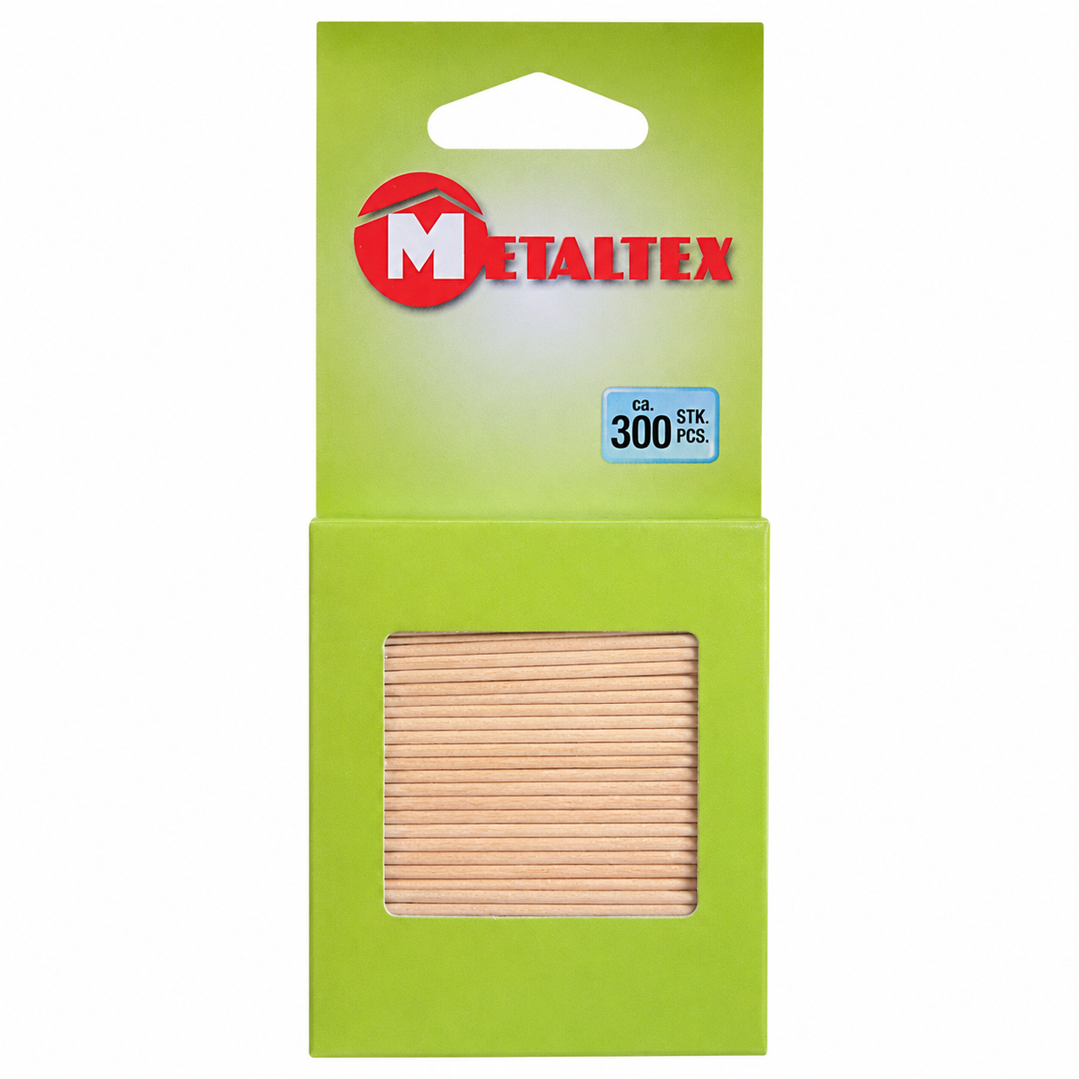 DISPENSER BOX 300PCS WOODEN TOOTHPICKS (#127225)