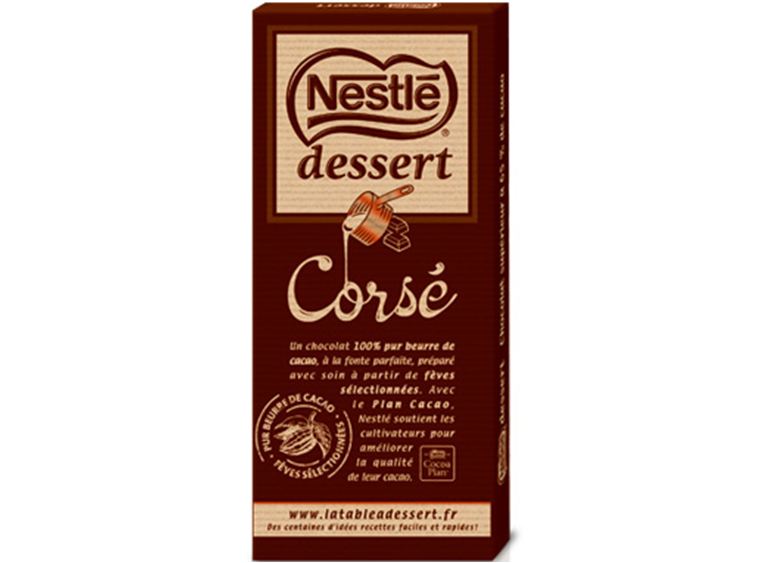 Chocolat Dessert Noir Corse