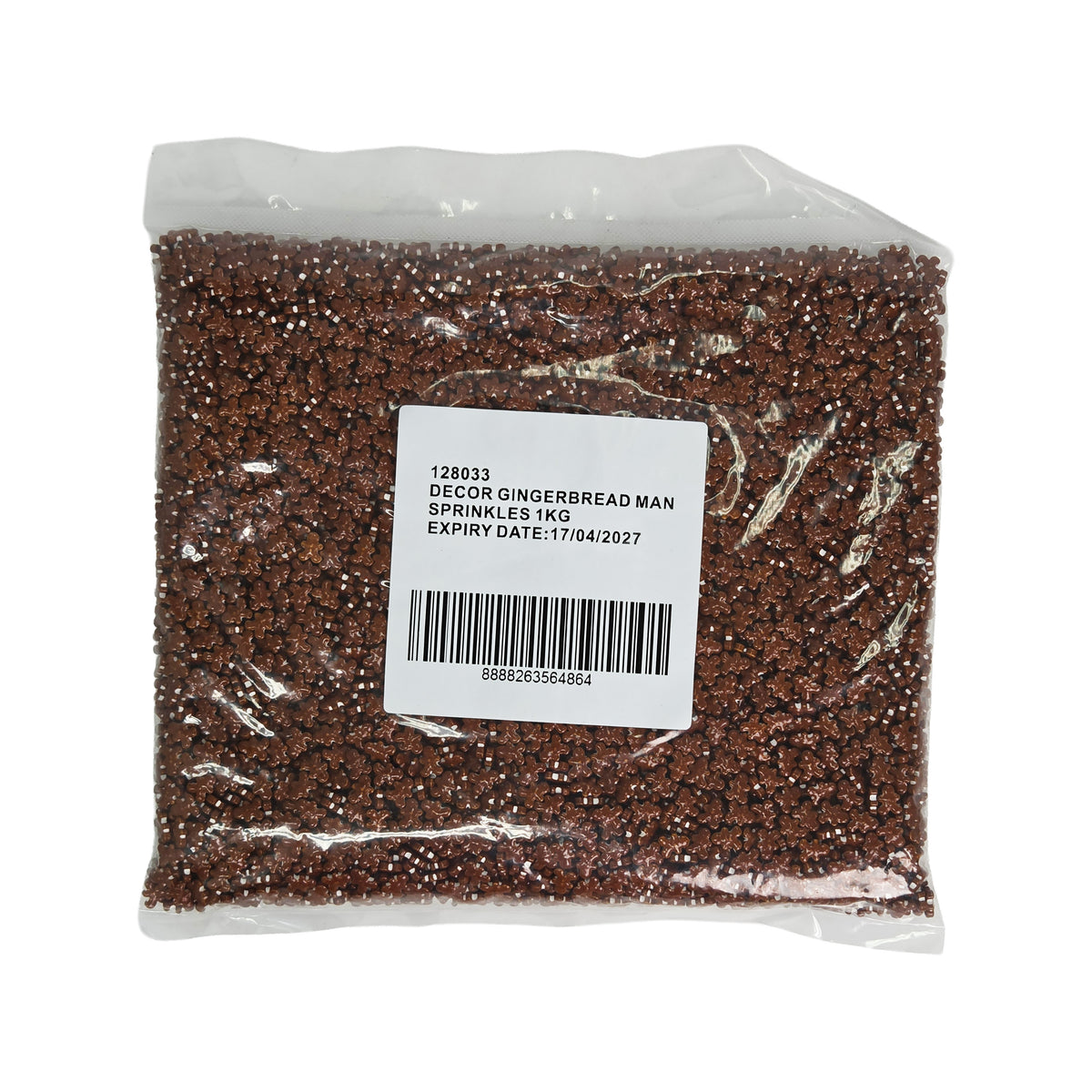 GINGERBREAD MAN SPRINKLES 1KG (#128033)