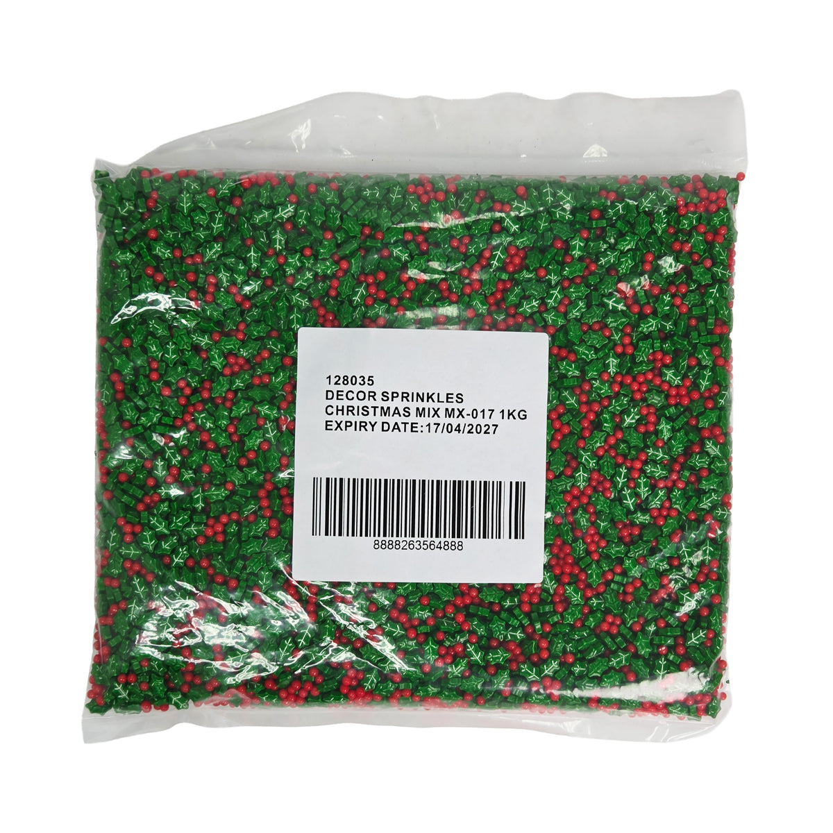 CHRISTMAS MIX SPRINKLES MX-017 1KG (#128035)
