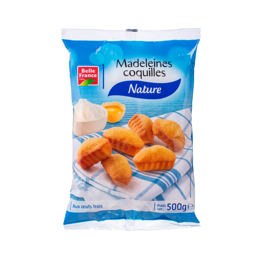 BISCUIT MADELEINE SHELL SHAPE 500G (#128195)