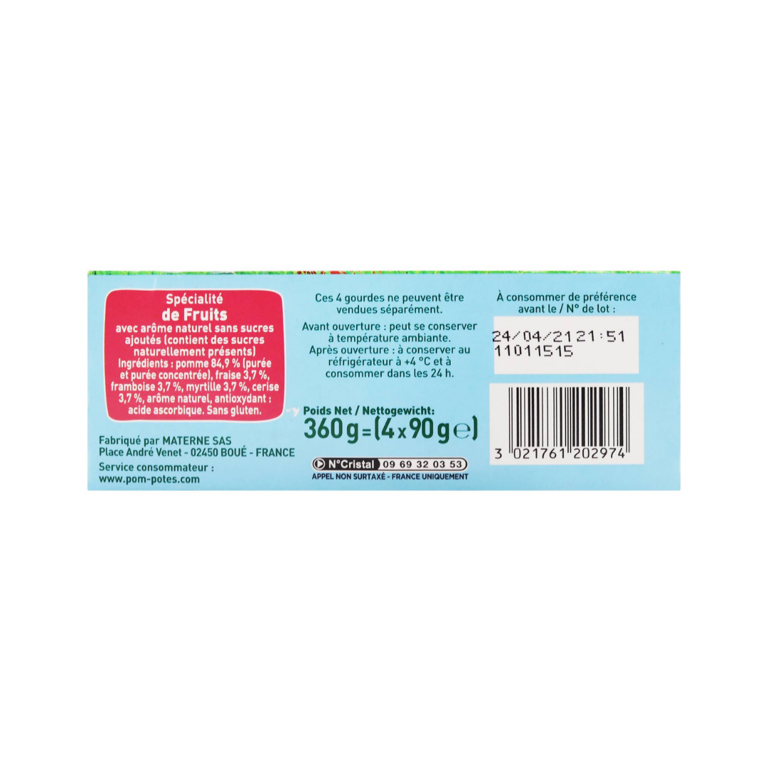 POUCH APPLESAUCE 4X90G (#128240)