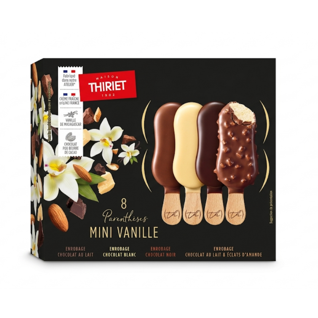 FROZEN VANILLA MINI PARENTH ICE CREAM X8 260G (#128255)