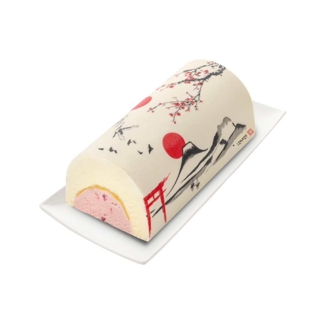FROZEN LOG CAKE YUZU SAKURA 460G (#128265)