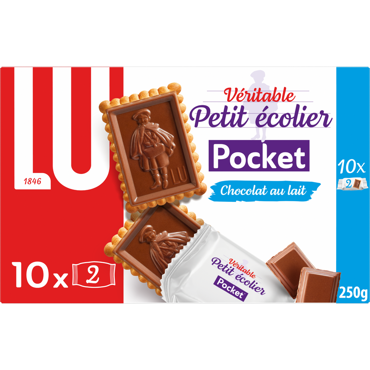 MILK CHOCO POCKET PETIT ECOLIER 250G (#128396)
