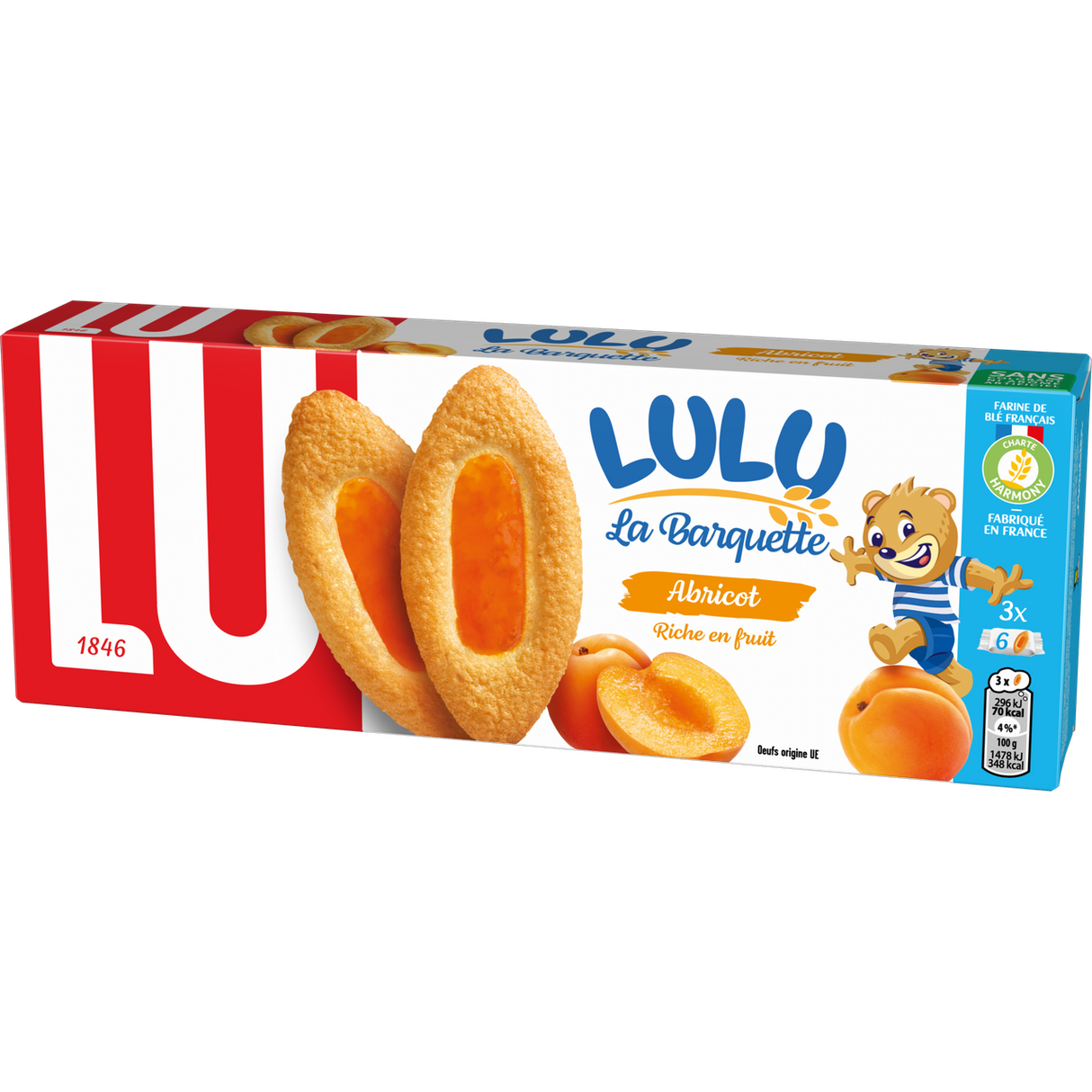 BISCUIT APRICOT BARQUETTE (#128415)