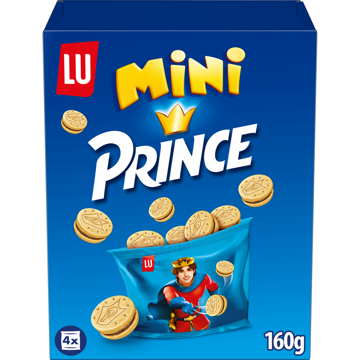 BISCUIT CHOCOLATE MINI PRINCE 4X40G (#128418)