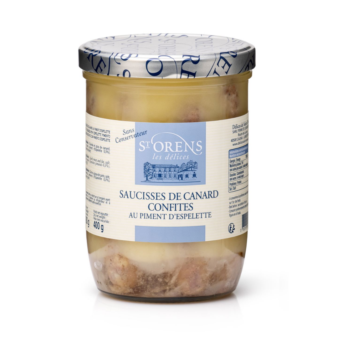 DUCK CONFIT SAUSAGE 750G (#128479)