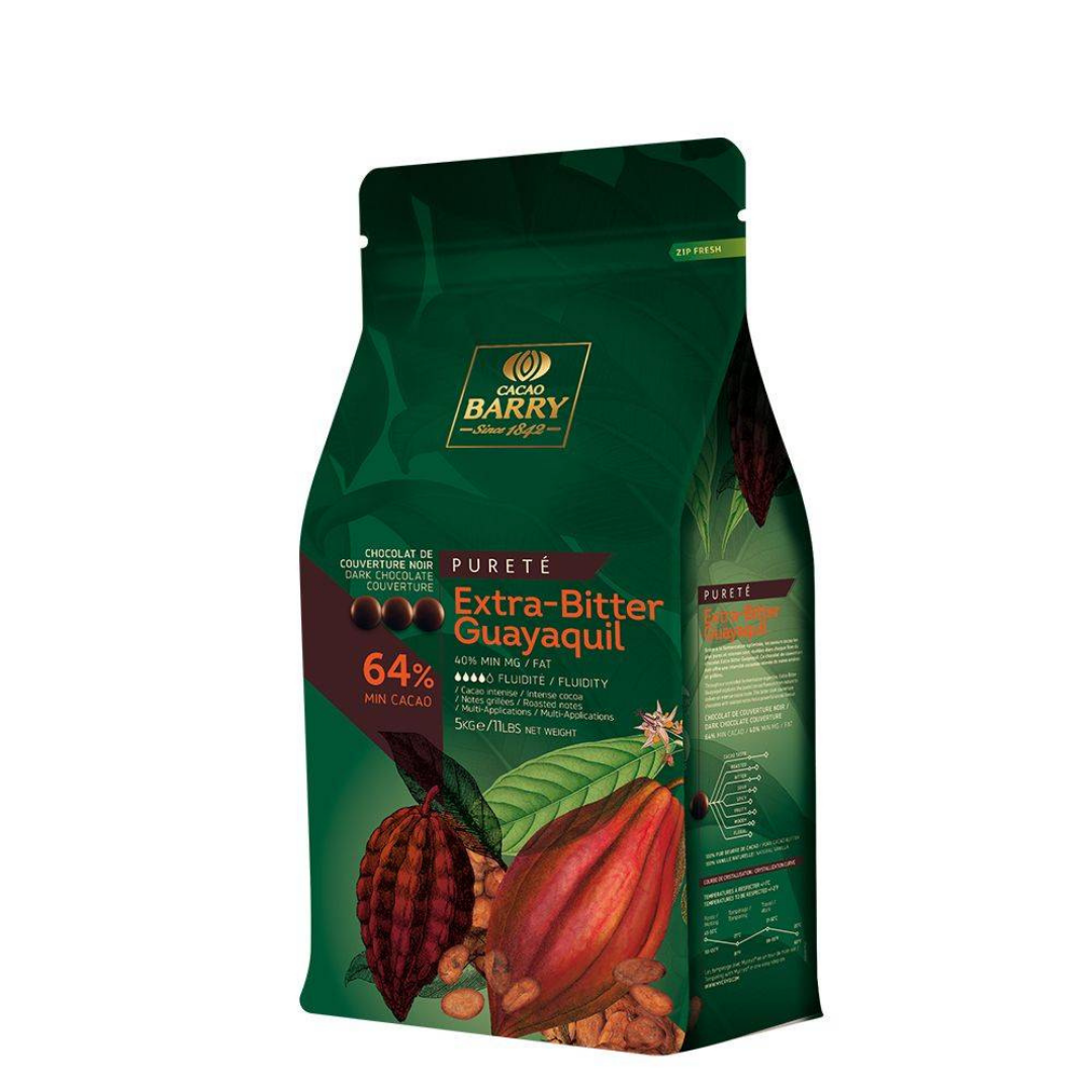 CHOC DARK COUV GUAYAQUIL 5KG/CACAO BARRY (#128739)
