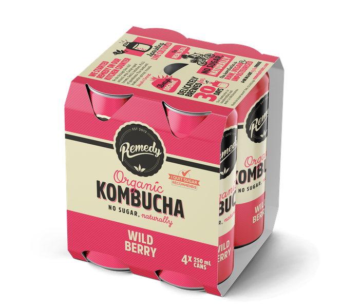 WILD BERRY KOMBUCHA 250ML (#129030)