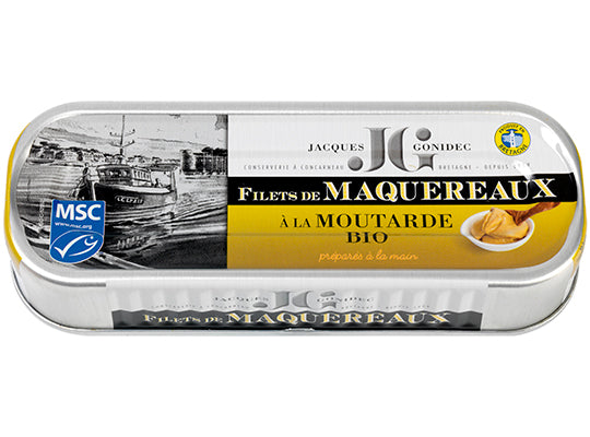 Filets De Maquereaux Msc A La Sauce Moutarde Bio Jg