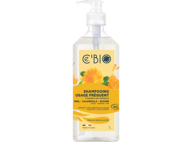 Shampoing Usage Frequent Miel/Calendula/Avoine Biologique