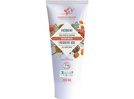 Shampoing usage frequent miel/calendula/avoine biologique