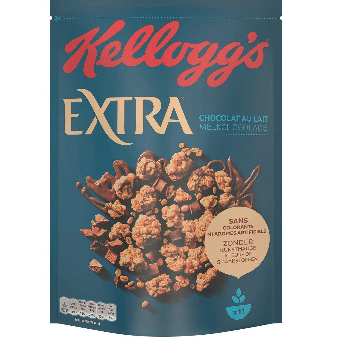 Extra Pepites Chocolat Lait