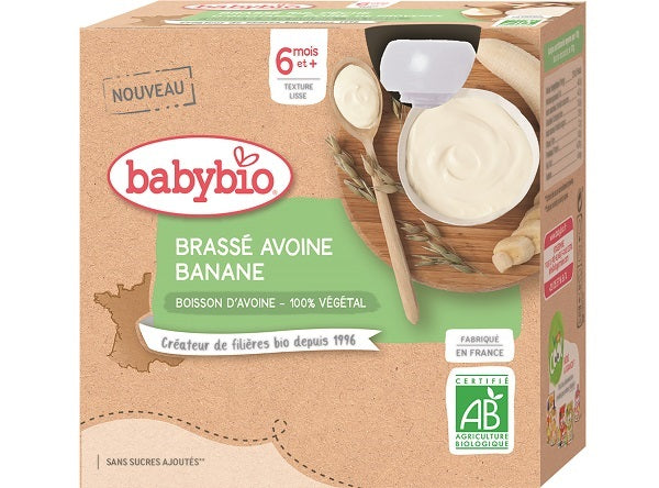 Brasse Vegetal Avoine, Banane Bio