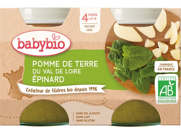 Pomme De Terre Du Val De Loire Et Epinard Bio