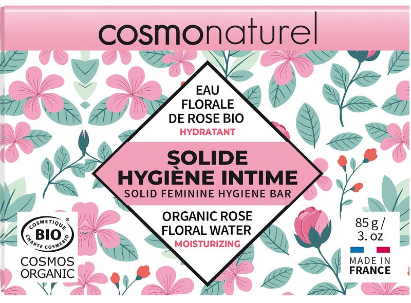 Solide Hygiene Intime Hydratant Eau Florale De Rose Biologique