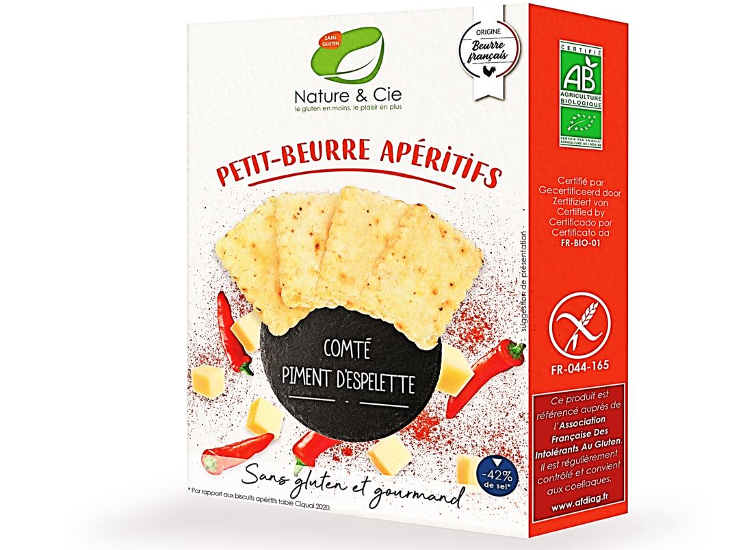 Petit-Beurre Aperitifs Comte Piment Da€TMEspelette