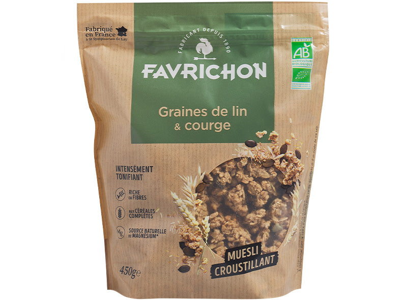 Muesli Croustillant : Graines De Lin Et Courges Bio