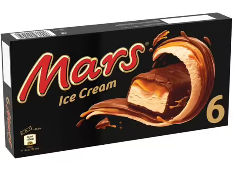Mars barres glacees